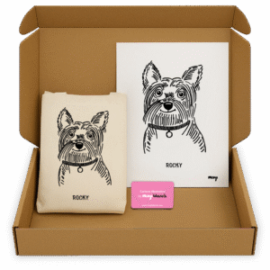 Pack Mascota (bolsa tote y lámina original)